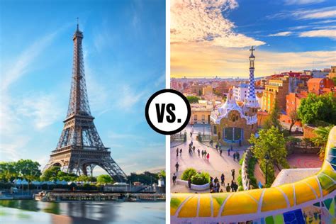 paris vs barcelona vacation